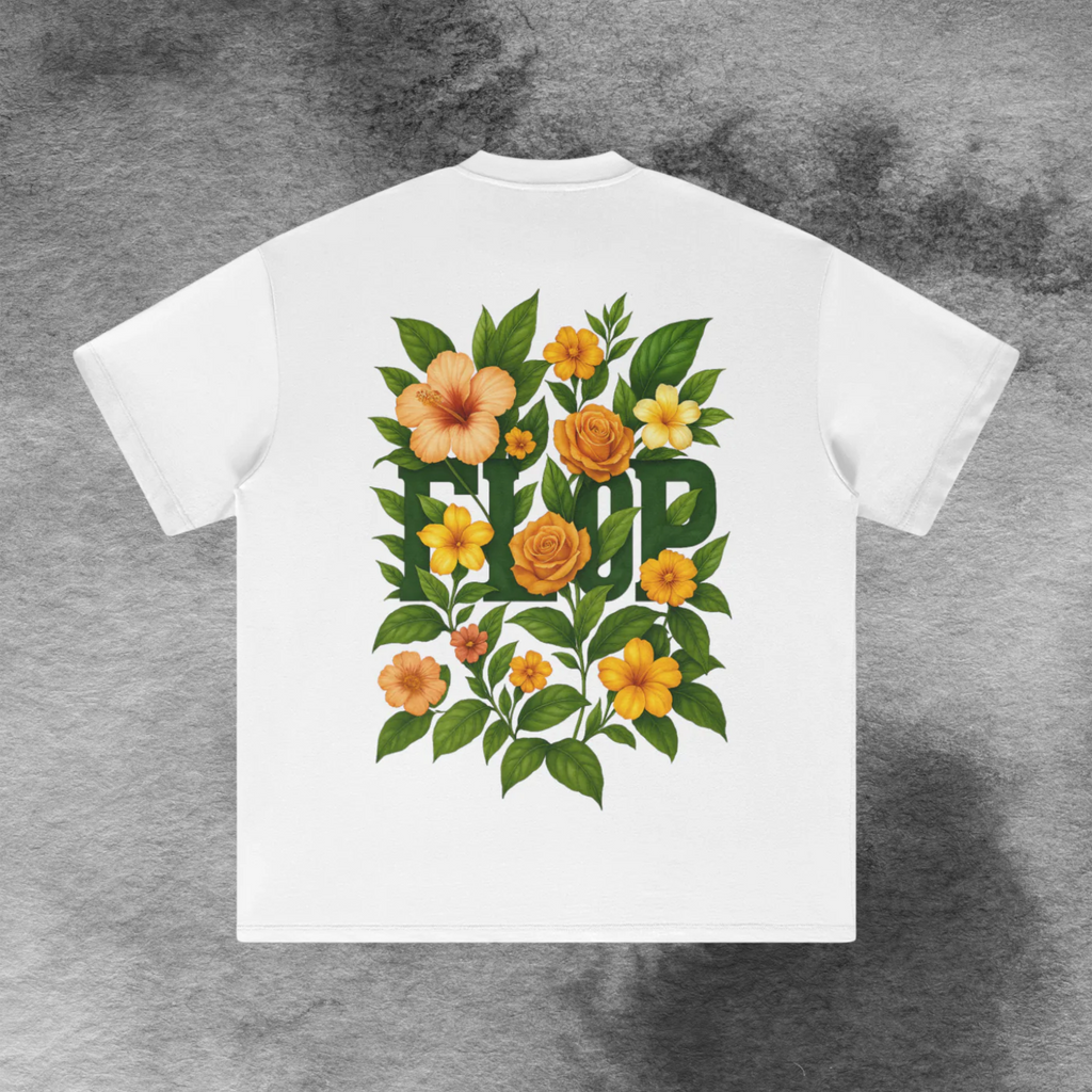 Spring Edition® Floral Typography Heavyweight Tee