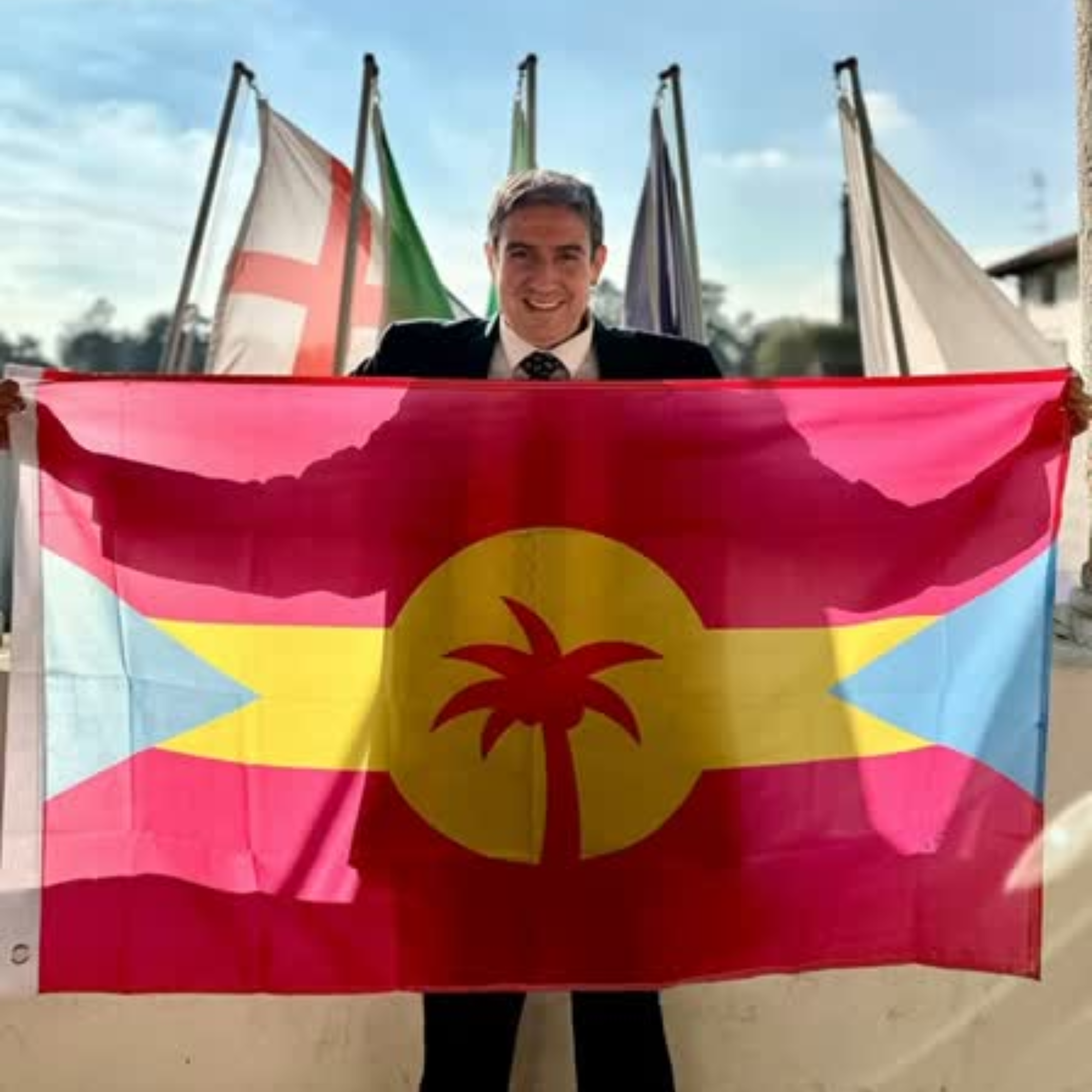 Official Island Nations of Floptropica Flag