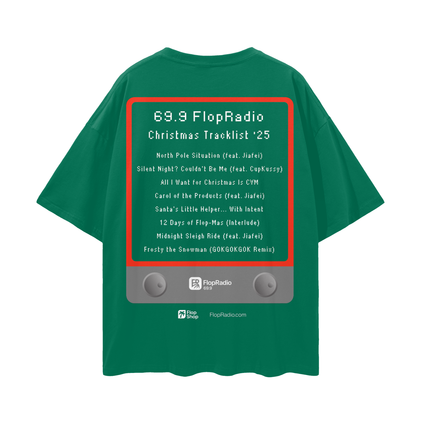 FlopRadio Christmas Tracklist Tee