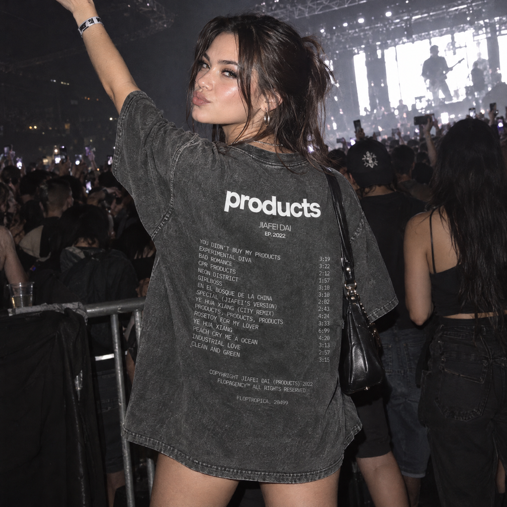 Jiafei Tracklist Oversize Tee